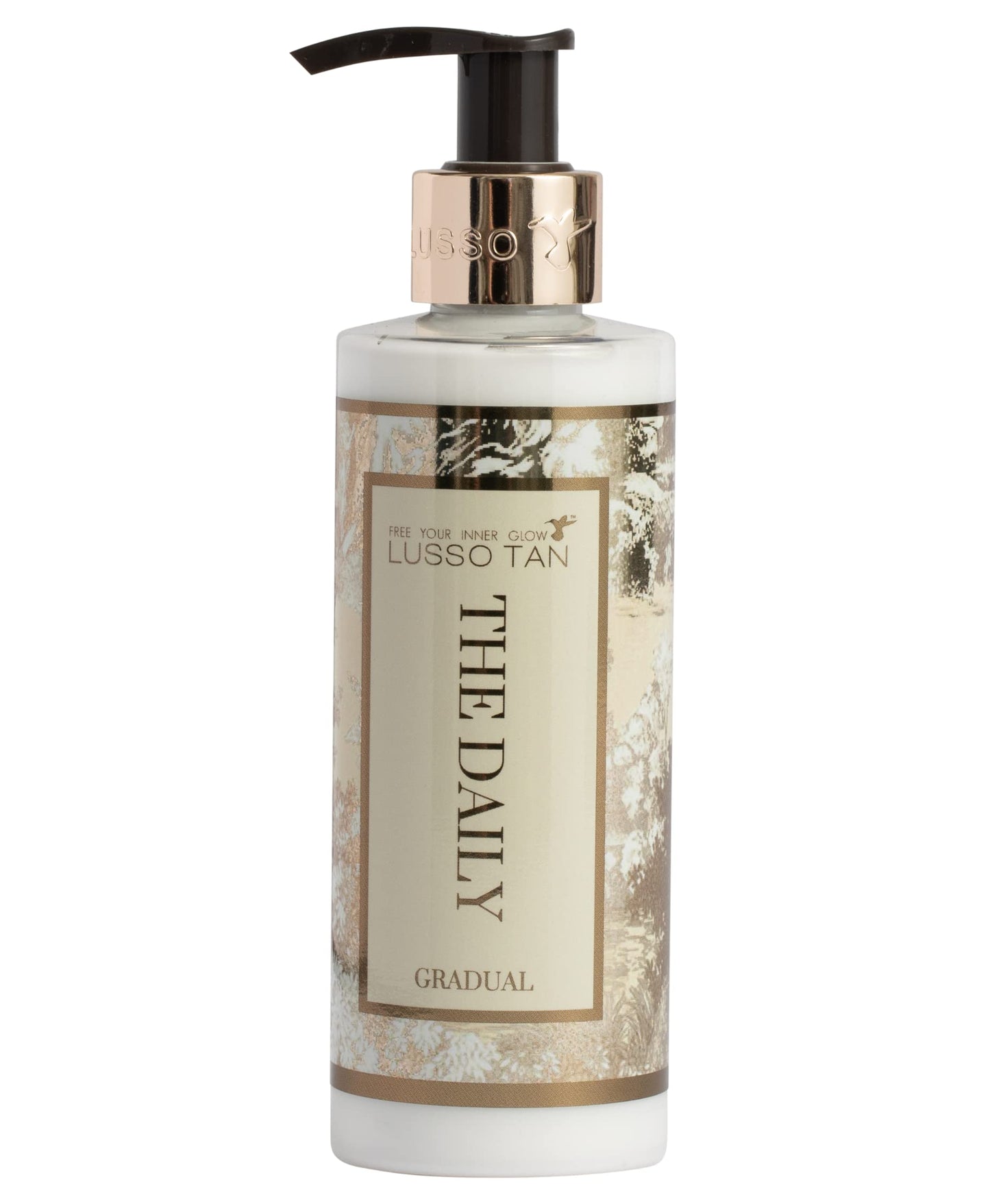 Lusso Tan Pregnancy-Safe Fake Tan Lotion - Helps Prevent Stretch Marks. Organic Vegan, Cruelty-Free Self Tan With Vitamins. Gradual, Fragrance Free Tanning Lotion For All Skin Types