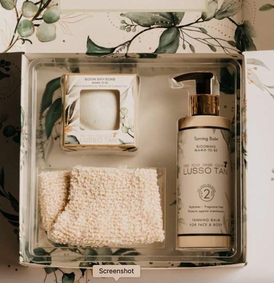 Glow Beautifully, Safely – Maternity Tanning Ritual Gift Set